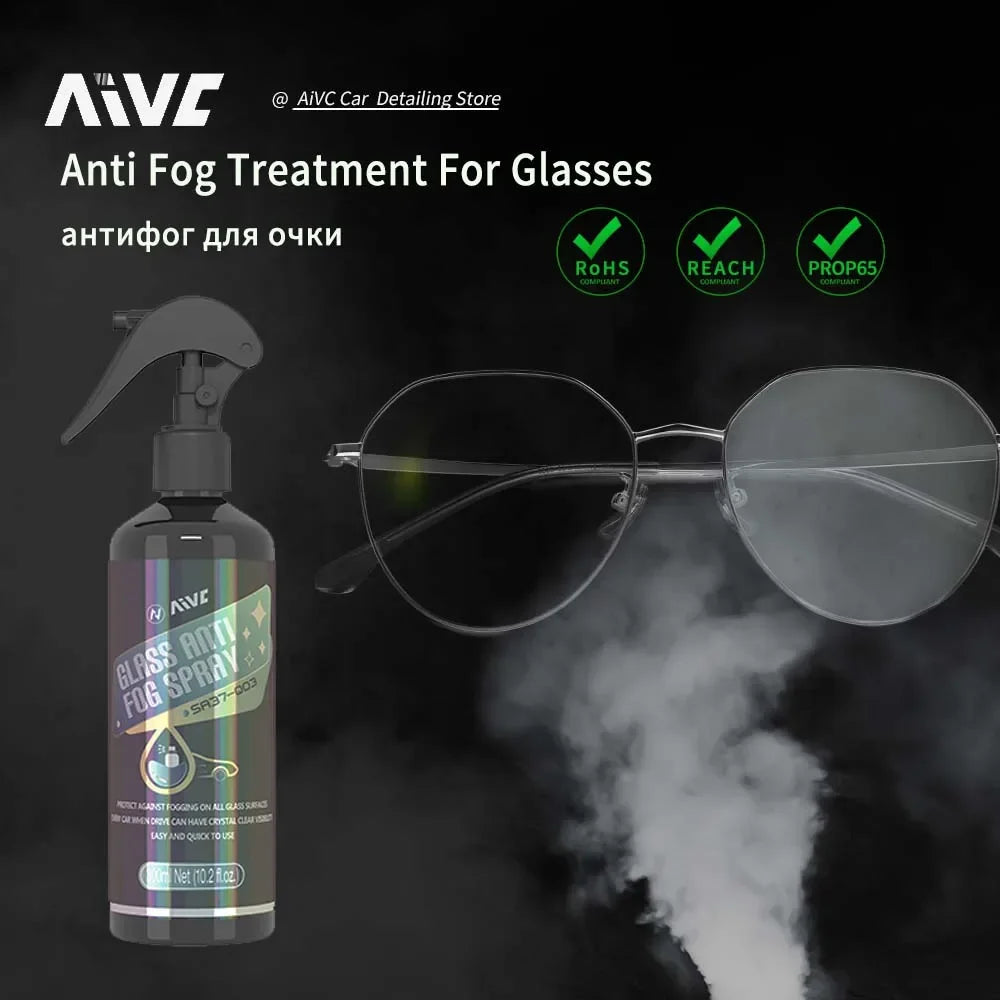 FOGGSTER 50ml/120ml/300ml Car Glass Anti-fog Spray | Windshield Window Rearview Fog Repellent Coating Agent