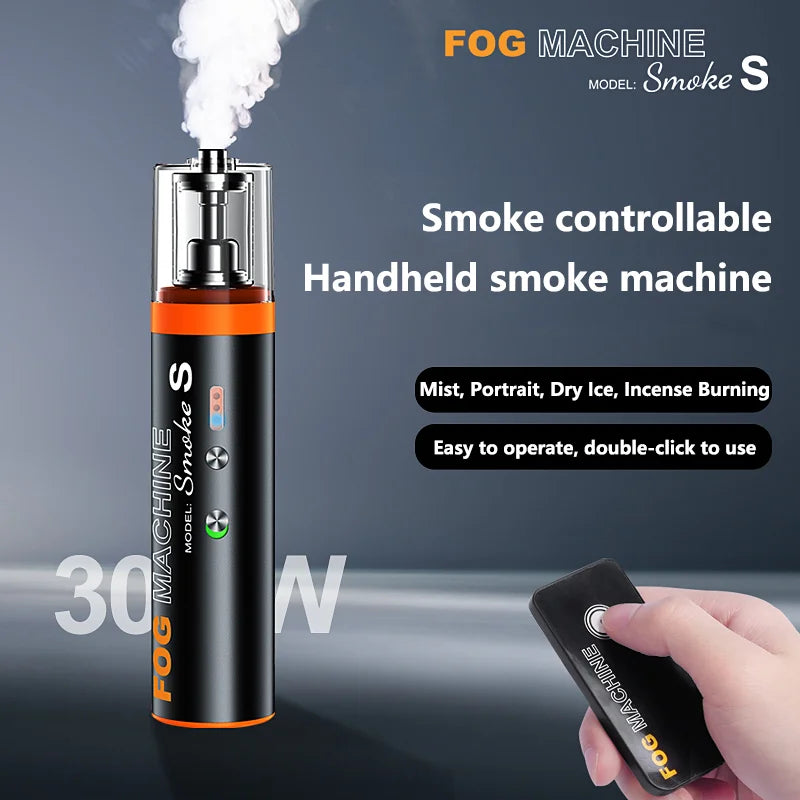 FOGGSTER S VII Hand-Held Portable Fog Machine | Dry ice Smoke Effect Machine with Remote Controller