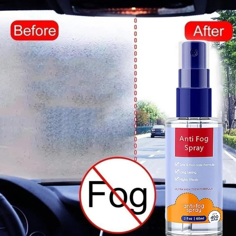 FOGGSTER 60ml Anti Fog Glass Spray | Nano Coating Anti-fogging Car Rear view Window Mirror Agent