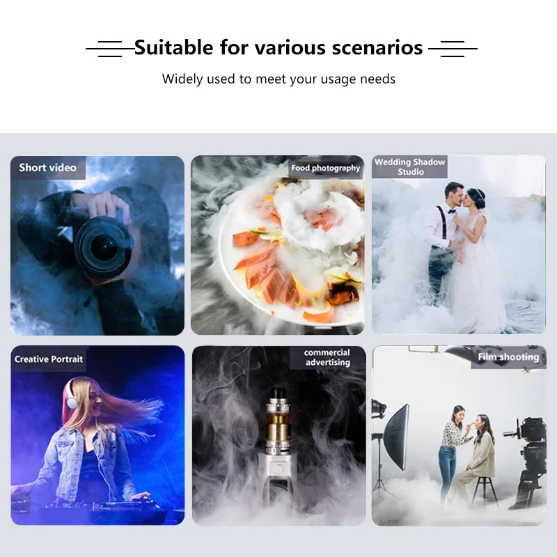 FOGGSTER PRO Hand-Held Fog Machine Dry Ice Smoke Effect Film Productions
