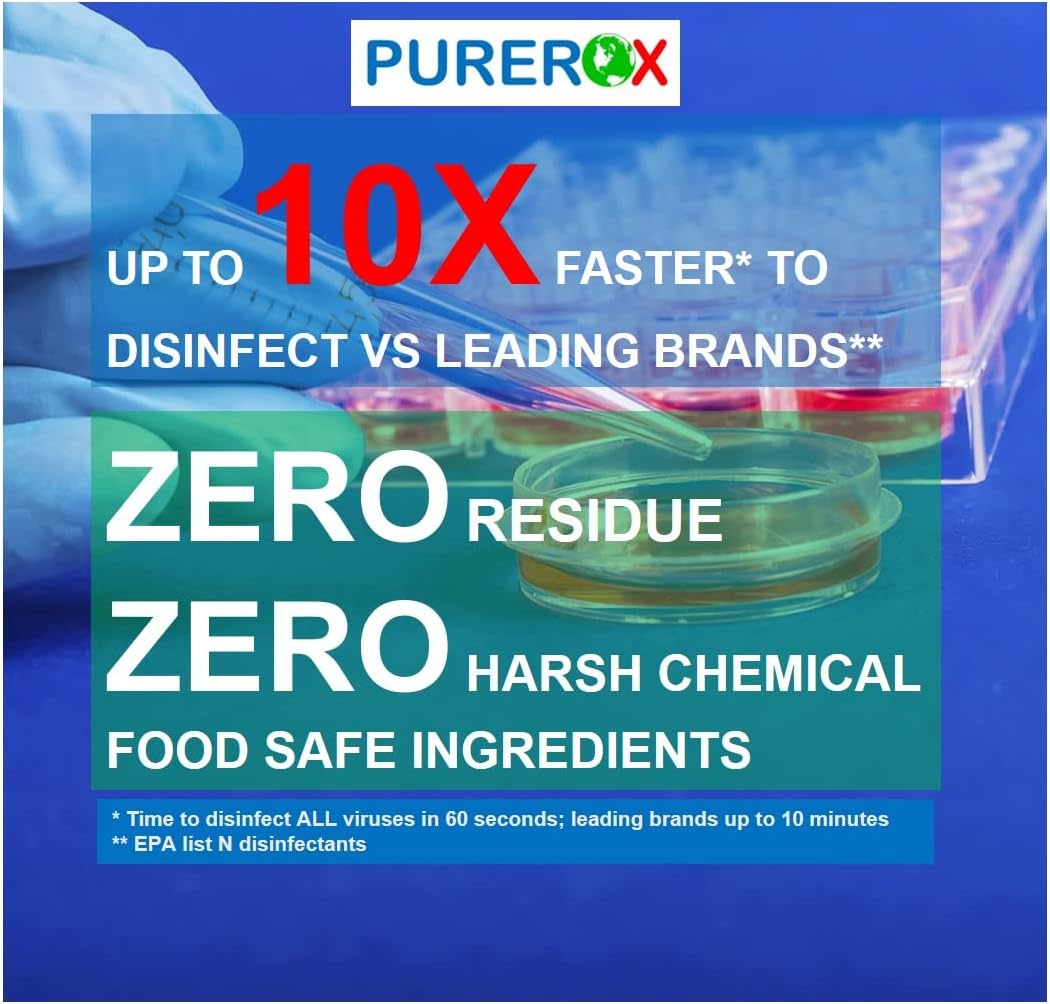 FOGGSTER 1 Gallon Disinfectant Solution | Hypochlorous Tech Eliminates 99.99% viruses, Norovirus, MRSA, Fungi
