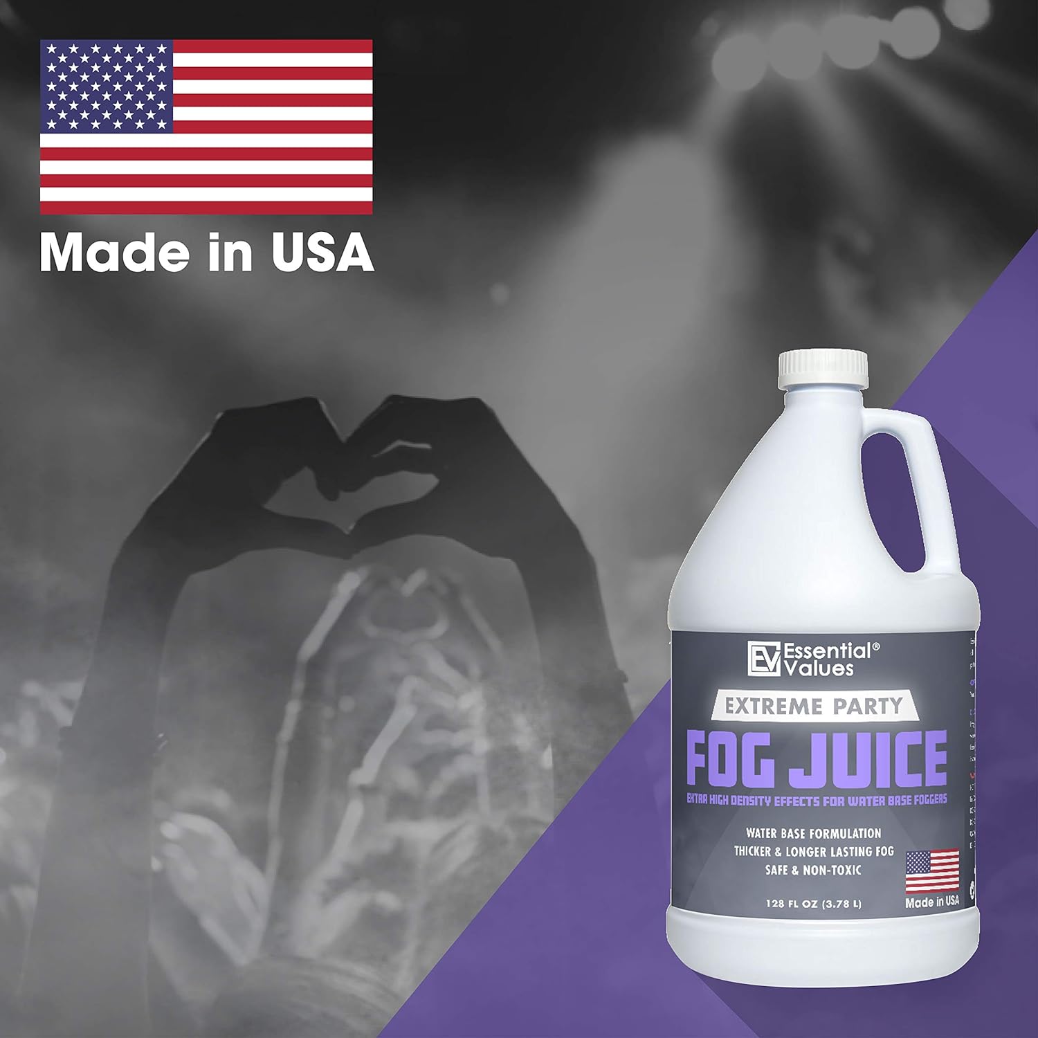 FOGGSTER 32OZ Extreme High Density Fog Juice | White Water Based 1 Quart for 400w-1500w Machines