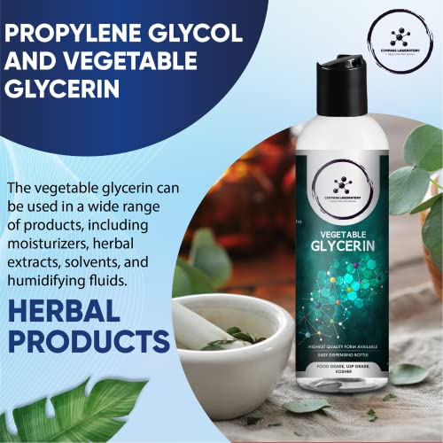 FOGGSTER 500mL Propylene Glycol & 500mL Vegetable Glycerin USP-Grade, High-Purity Mixing Solutions