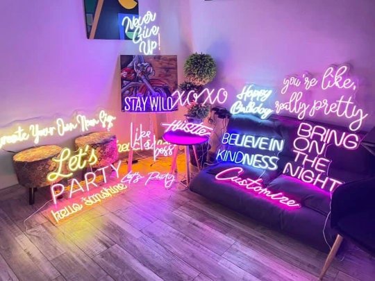 Illuminating Personalization: Custom Neon Signs for Unique Gifts and Décor - 7stories®
