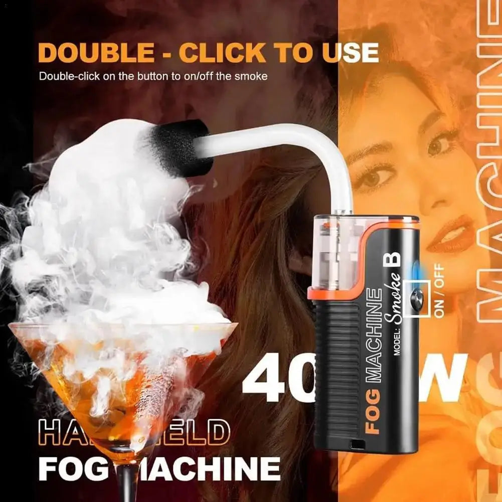 FOGGSTER VII B Hand-Held Portable Fog Machine | 2550mAh Battery Powered Dry Ice Photography Smoke Machine