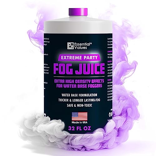FOGGSTER 32OZ Extreme High Density Fog Juice | White Water Based 1 Quart for 400w-1500w Machines