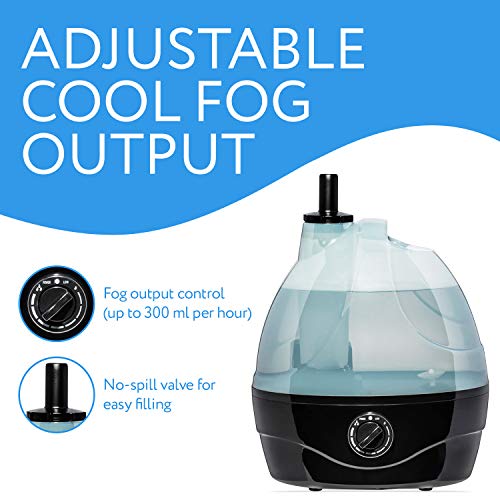 FOGGSTER 2L Reptile Humidifier and Fogger for Terrariums Amphibians and Enclosures (Holds 2L of Water)