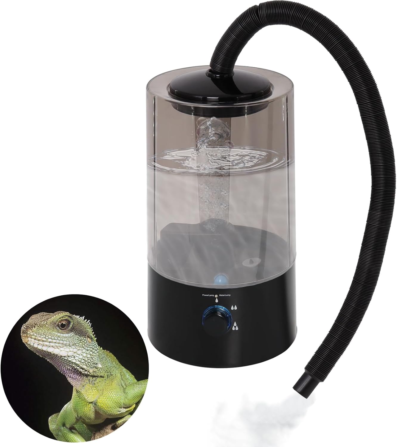 FOGGSTER 4L Reptile Humidifier Fogger & Mister | Adjustable Reptile Terrarium Tank, Pets Mister